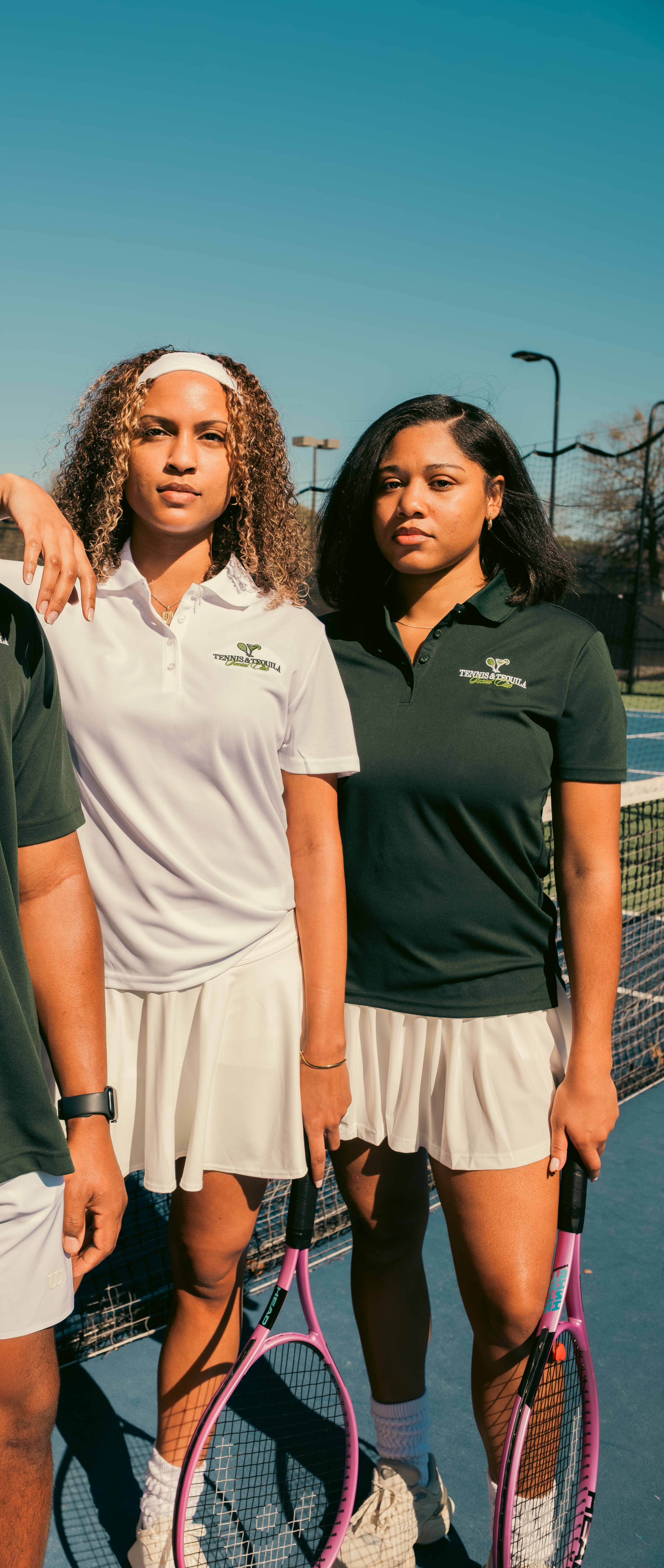 Tennis & Tequila Women's Sports Polo - Alternate View